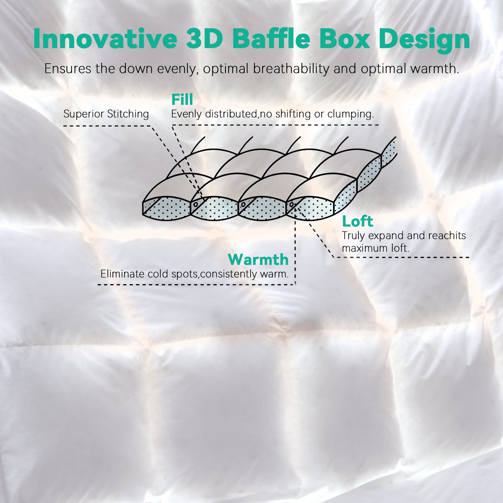 Three Geese Luxury 90% Duck Down Comforter