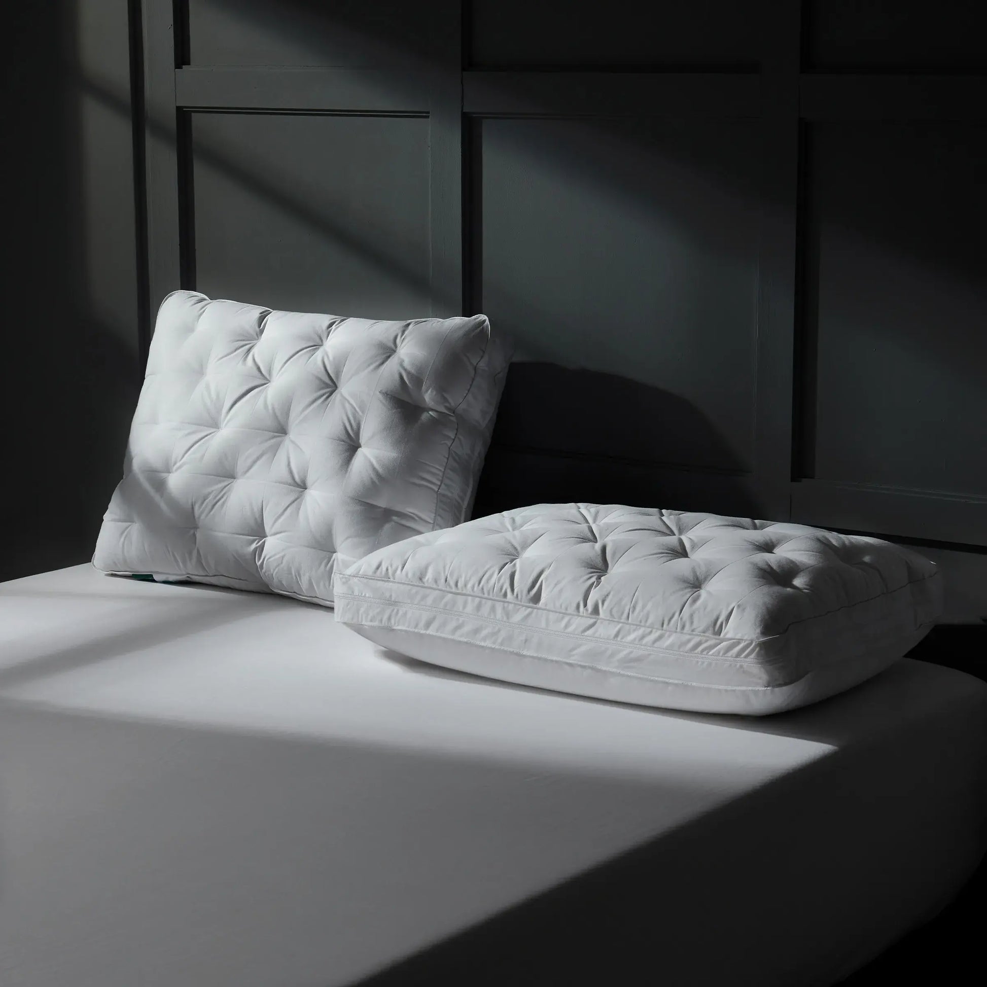 Three Geese Adjustable Goose Feather Quilted Pillows