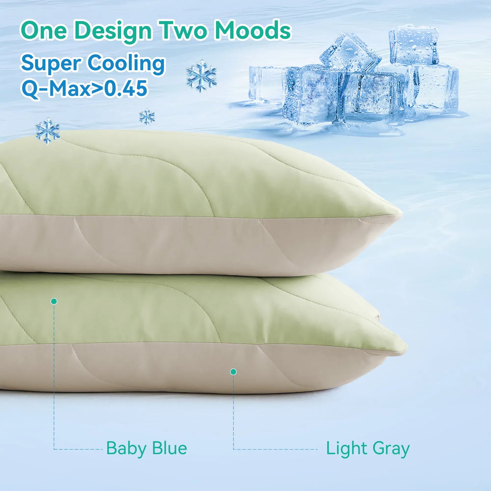 Three Geese Cooling Goose Feather Down Pillows