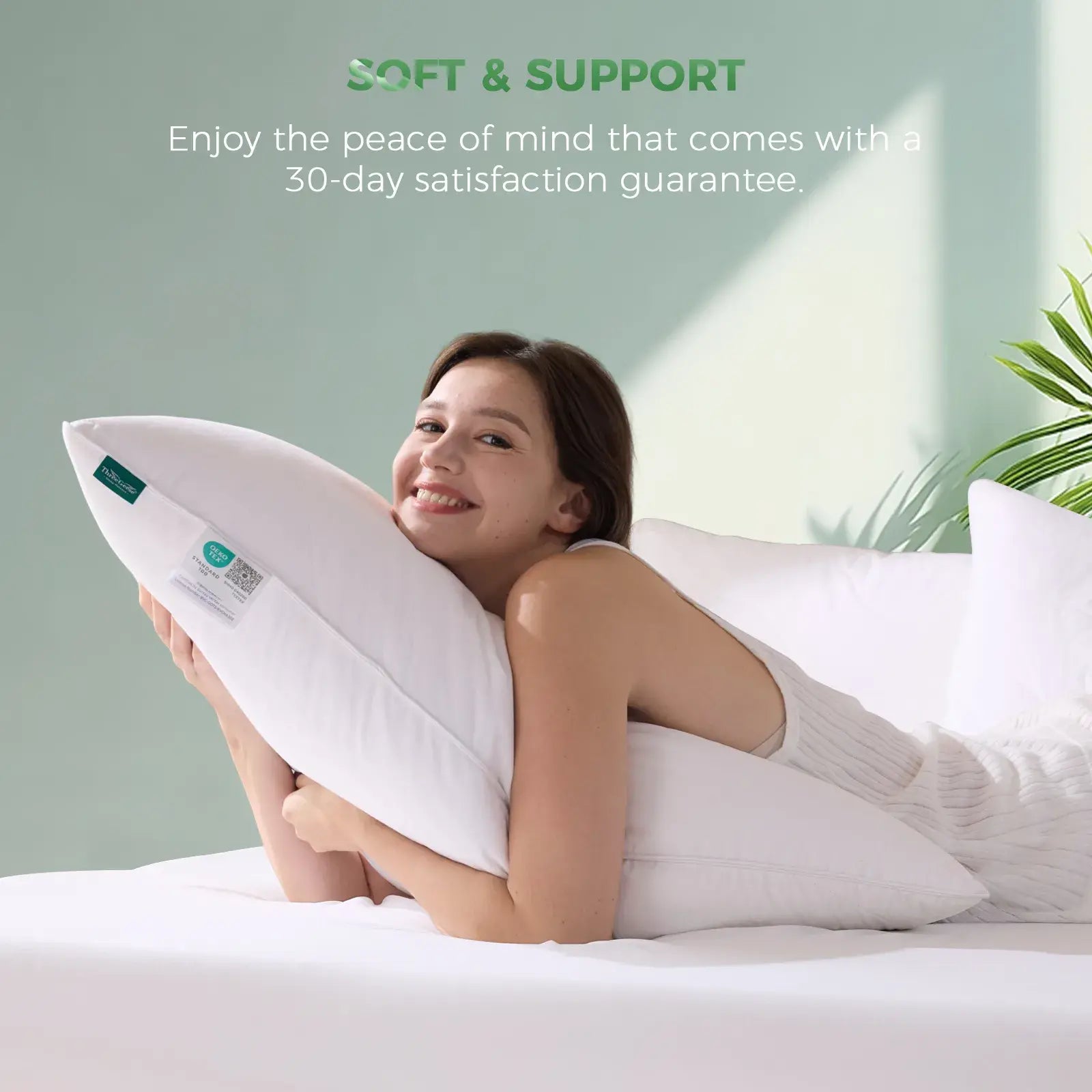 Three Geese Goose Feather Down Filled Pillow