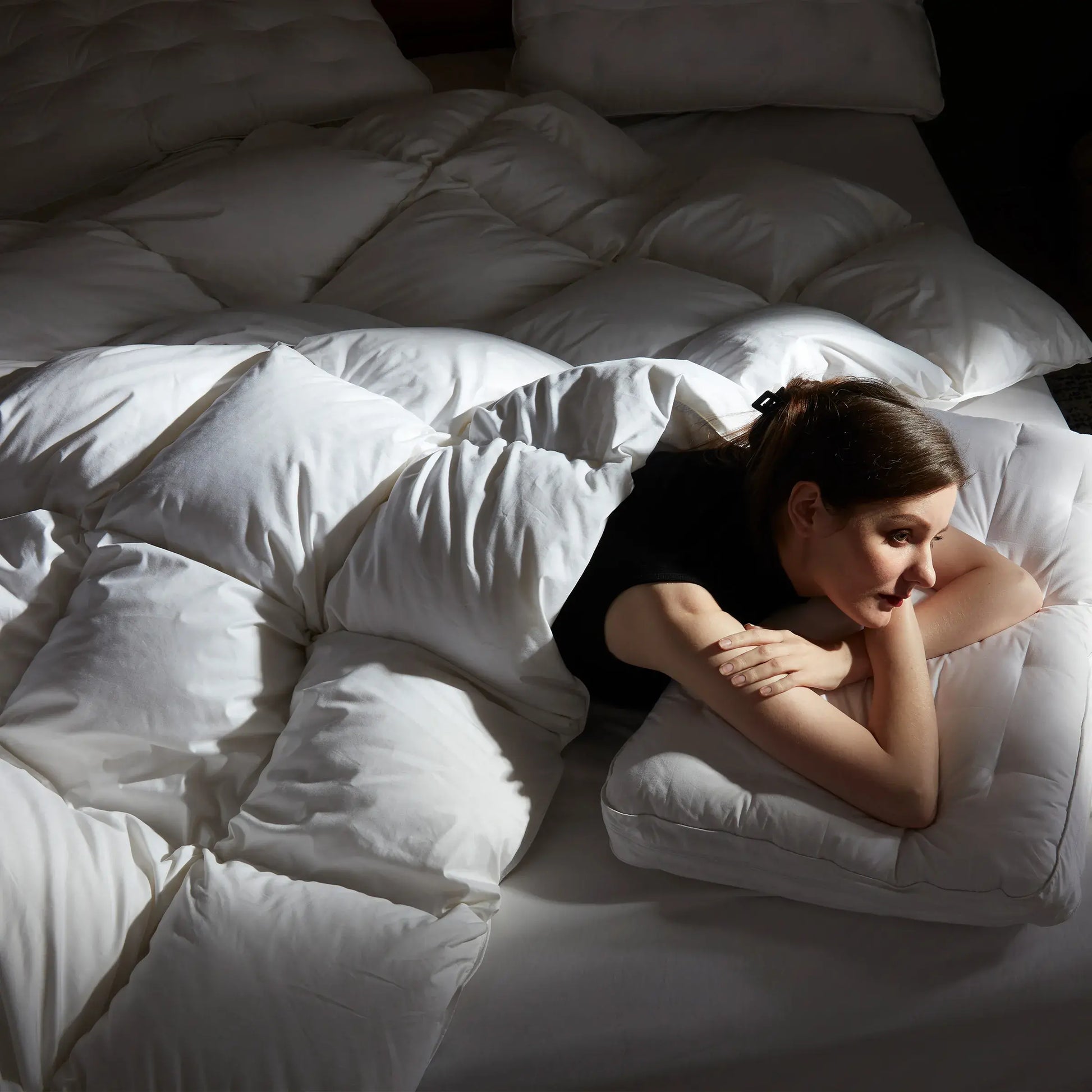 Luxury 3D Pinch Pleat Goose Down Comforter
