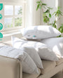 Goose Feather Quilted Pillow - Three Geese