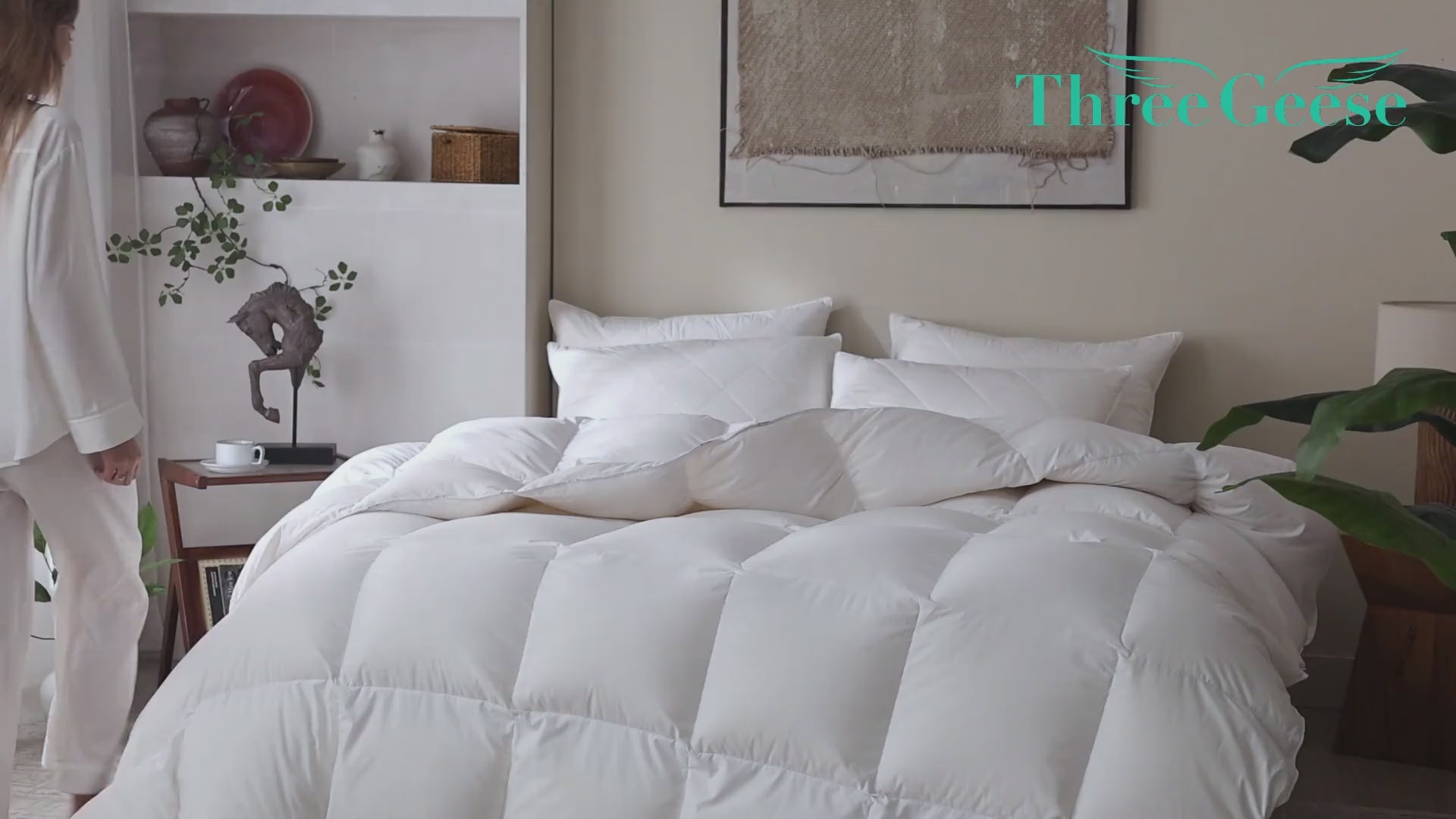 Video with text overlay